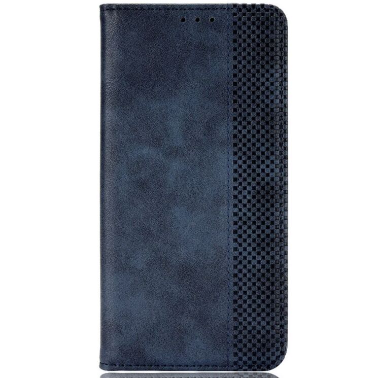Чехол Deexe Retro Style для TECNO Camon 30 (CL6) - Blue: фото 5 из 7