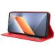 Чехол Deexe Retro Style для TECNO Pova 6 - Red (354101R). Фото 3 из 7
