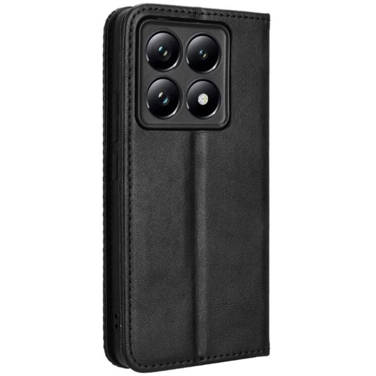 Чохол Deexe Retro Style для Xiaomi 14T - Black: фото 6 з 7