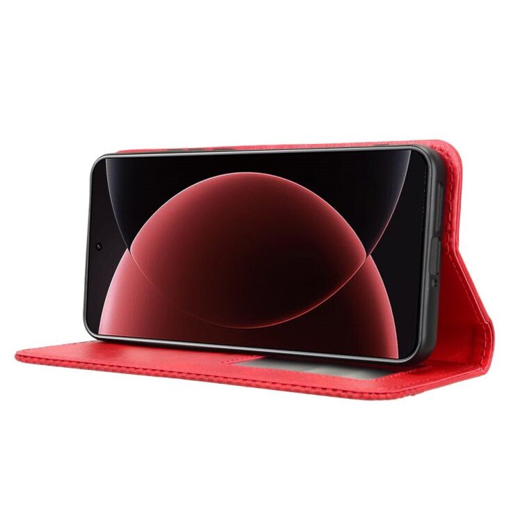 Чехол Deexe Retro Style для Xiaomi 15 Ultra - Red: фото 6 из 18