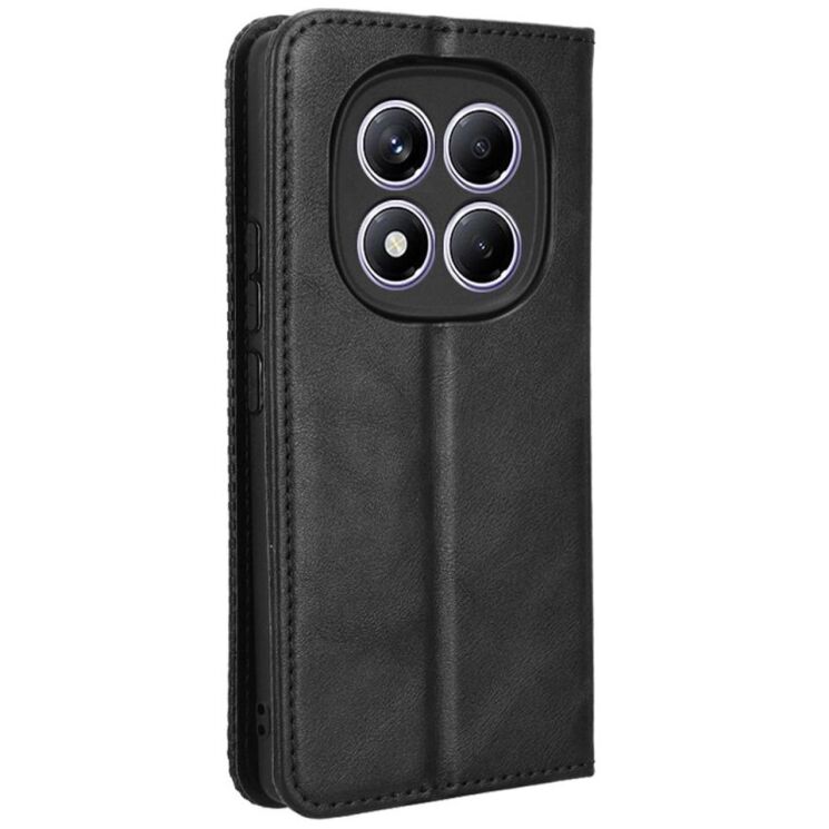Чохол Deexe Retro Style для Xiaomi Redmi Note 14 Pro - Black: фото 6 з 7