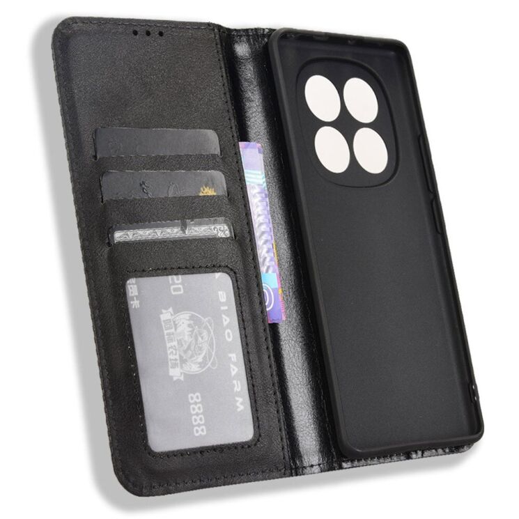 Чохол Deexe Retro Style для Xiaomi Redmi Note 14 Pro - Black: фото 4 з 7