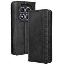 Чехол Deexe Retro Style для Xiaomi Redmi Note 14 Pro - Black: фото 1 из 7
