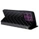Чохол Deexe Rhombus Book для Motorola Edge 60 Pro - Black (381705B). Фото 5 з 9