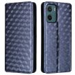 Чохол Deexe Rhombus Book для Motorola Moto G05 / Moto E15 - Blue (372702L)