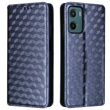 Чехол Deexe Rhombus Book для Motorola Moto G05 / Moto E15 - Blue: фото 1 из 10