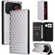 Чехол Deexe Rhombus Book для Xiaomi Poco F9 Ultra - Silver (430113S). Фото 6 из 10