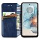 Чехол Deexe Rhombus Wallet для Motorola Moto G24 Power - Blue (347906L). Фото 2 из 6