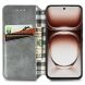 Чехол Deexe Rhombus Wallet для OPPO A3x / A3 / A40m - Grey (365326H). Фото 2 из 9