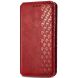 Чехол Deexe Rhombus Wallet для Realme GT 6 - Red (357810R). Фото 4 из 7