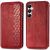 Чехол Deexe Rhombus Wallet для Samsung Galaxy A35 (A356) - Red: фото 1 из 6