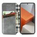 Чехол Deexe Rhombus Wallet для Xiaomi Redmi Note 13 Pro+ - Grey (340572H). Фото 2 из 6