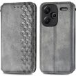 Чехол Deexe Rhombus Wallet для Xiaomi Redmi Note 13 Pro+ - Grey (340572H)