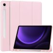 Чохол Deexe Smart Case для Samsung Galaxy Tab S9 FE (X510/516) / Tab S10 FE (X520/526) - Pink (338930P)