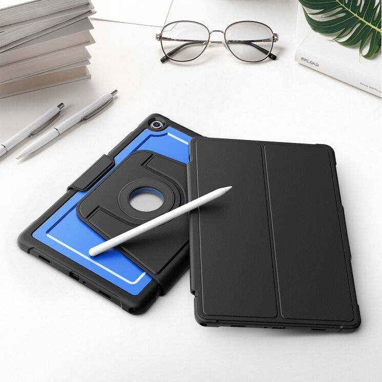 Чехол Deexe Urban Rotary для Samsung Galaxy Tab A9 Plus / Tab A11 Plus (X230/236/X210/216) - Pink: фото 12 из 13