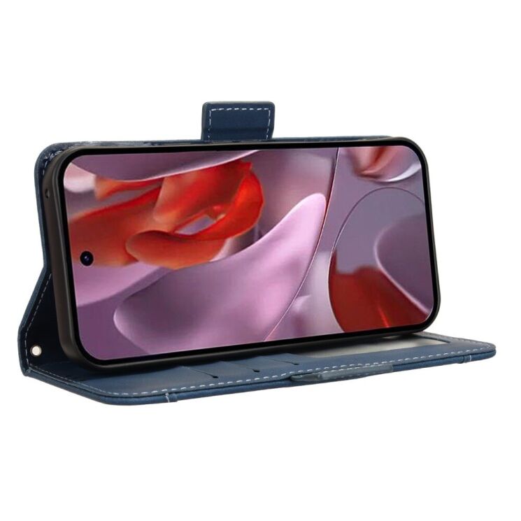 Чехол Deexe Wallet Stand для Google Pixel 9a - Blue: фото 4 из 7