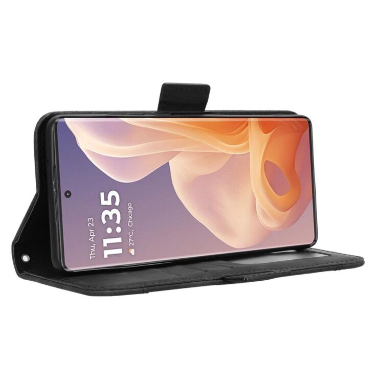 Чехол Deexe Wallet Stand для Motorola Moto G85 - Black: фото 4 из 7