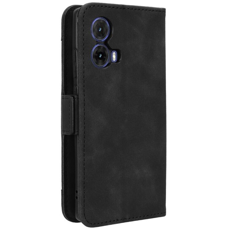 Чехол Deexe Wallet Stand для Motorola Moto G85 - Black: фото 7 из 7