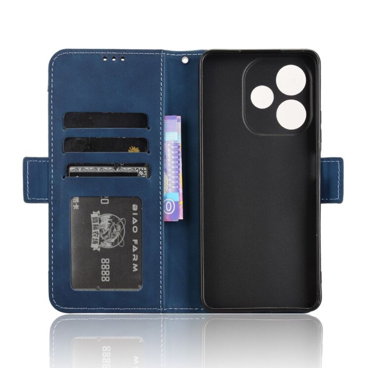 Чехол Deexe Wallet Stand для Oppo A5 Pro (4G/5G) - Blue: фото 2 из 7