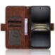 Чехол-книжка с кармашками Deexe Wallet Stand для TECNO Spark 40C - Brown (390304Z). Фото 5 из 15