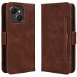 Чехол-книжка с кармашками Deexe Wallet Stand для TECNO Spark 40C - Brown (390304Z)