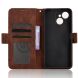 Чехол-книжка с кармашками Deexe Wallet Stand для TECNO Spark 40C - Brown (390304Z). Фото 4 из 15