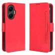 Чехол Deexe Wallet Stand для Xiaomi Poco F7 - Red (381128R)