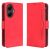 Чохол Deexe Wallet Stand для Xiaomi Poco F7 - Red: фото 1 з 13