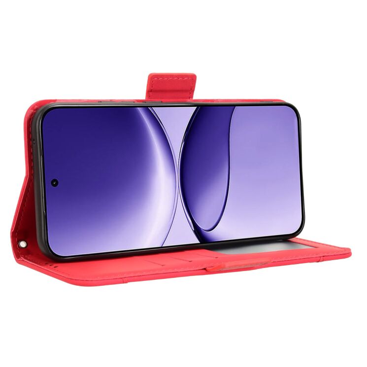 Чехол Deexe Wallet Stand для Xiaomi Poco F7 - Red: фото 7 из 13