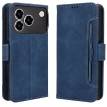 Чехол Deexe Wallet Stand для ZTE Blade A76 - Blue: фото 1 из 15