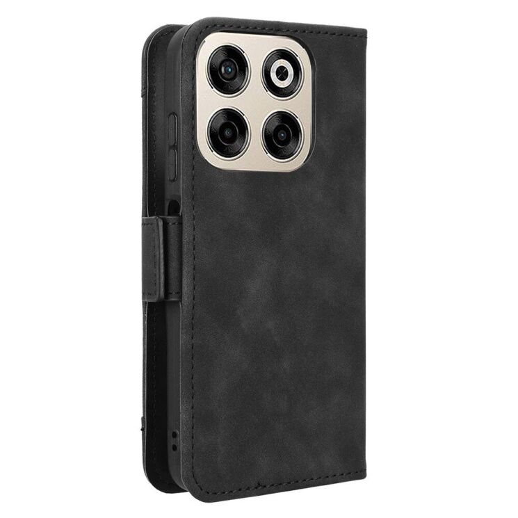 Чехол Deexe Wallet Stand для ZTE Nubia V70 - Black: фото 6 из 7