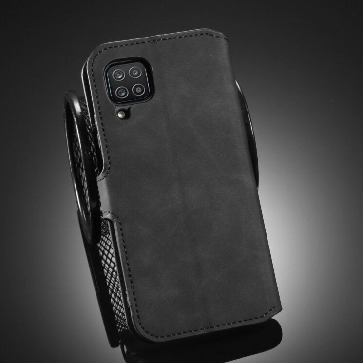 Чехол DG.MING Retro Style для Samsung Galaxy A12 (A125) / A12 Nacho (A127) / M12 (M127) - Black: фото 9 из 10