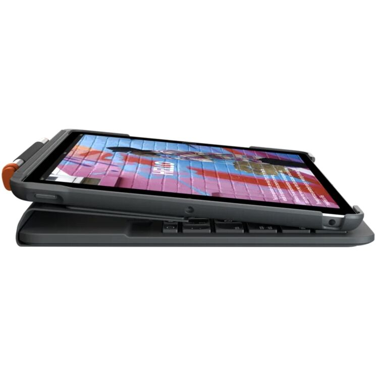 Чехол-клавиатура Logitech Slim Folio для Apple iPad 10.2 7/8/9 Gen (2019/2020/2021) - Black: фото 4 из 8