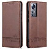 Чохол-книжка AZNS Classic Series для Xiaomi 12 / 12X - Coffee (295041C)