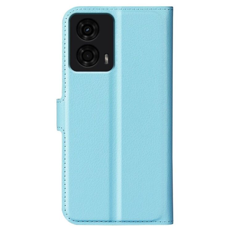 Чехол-книжка Deexe Book Type для Motorola Moto G24 / G04 / G04s / E14 - Blue: фото 5 из 8