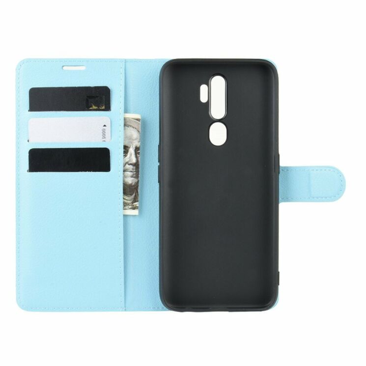 Чехол-книжка Deexe Book Type для OPPO A9 2020 / A5 (2020) - Blue: фото 4 из 6