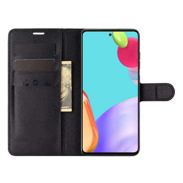 Чехол-книжка Deexe Book Type для Samsung Galaxy A52 (A525) / A52s (A528) - Black: фото 4 из 6
