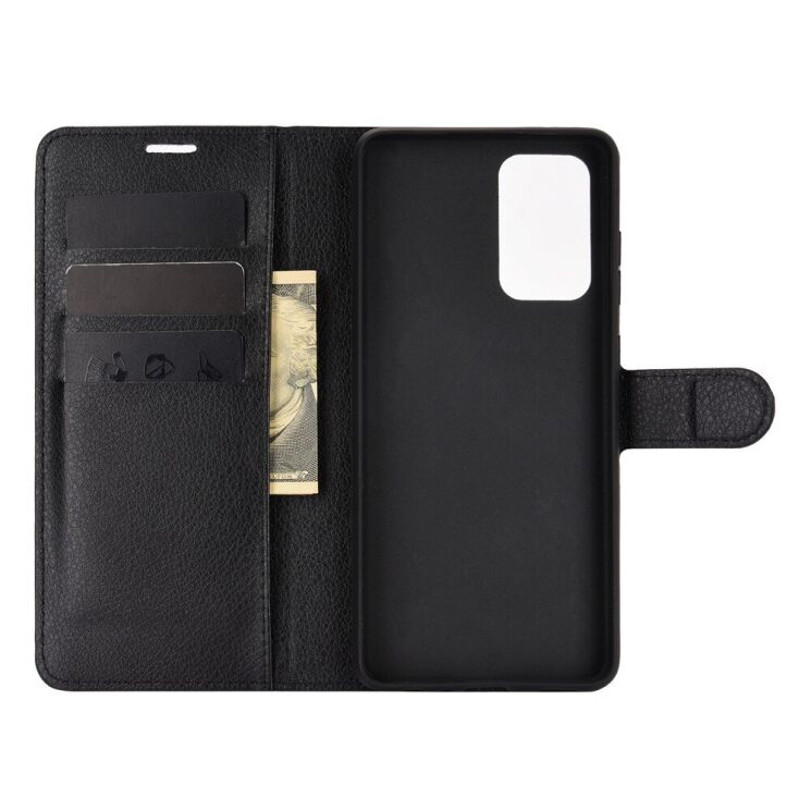 Чехол-книжка Deexe Book Type для Samsung Galaxy A52 (A525) / A52s (A528) - Black: фото 3 из 6