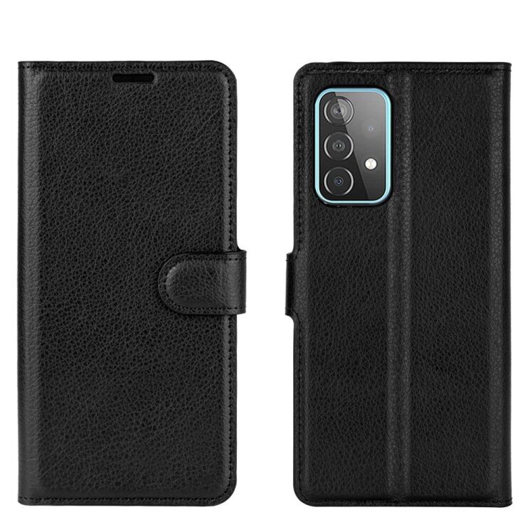 Чехол-книжка Deexe Book Type для Samsung Galaxy A52 (A525) / A52s (A528) - Black: фото 6 из 6