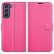 Чехол-книжка Deexe Book Type для Samsung Galaxy S21 FE (G990) - Rose (230627M). Фото 2 из 8