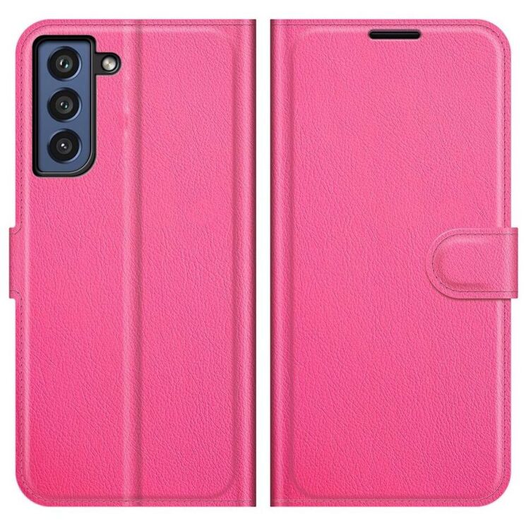 Чехол-книжка Deexe Book Type для Samsung Galaxy S21 FE (G990) - Rose: фото 2 из 8