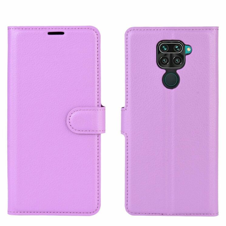 Чехол-книжка Deexe Book Type для Xiaomi Redmi Note 9 / Redmi 10X - Purple: фото 6 из 6