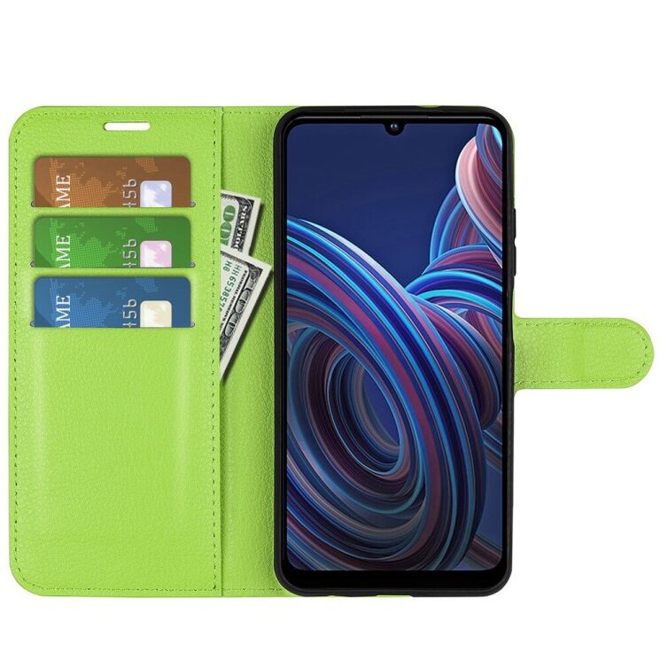 Чехол-книжка Deexe Book Type для ZTE Blade A72 5G - Green: фото 2 из 6