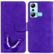 Чехол-книжка Deexe Butterfly Pattern для Infinix Hot 20i (X665E) - Purple (313510V). Фото 1 из 8