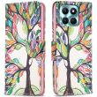 Чехол-книжка Deexe Color Wallet для Honor X6a - Life Tree (337819G)
