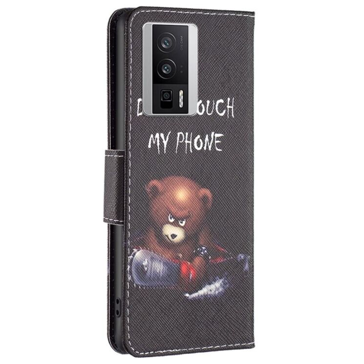 Чохол-книжка Deexe Color Wallet для Xiaomi Poco F5 Pro / Redmi K60 / Redmi K60 Pro - Bear: фото 4 з 8