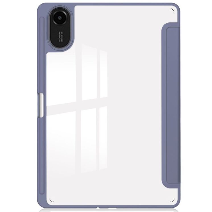 Чехол-книжка Deexe Crystal Back для Xiaomi Redmi Pad 2 - Purple: фото 2 из 8