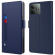 Чехол-книжка Deexe Eclipse Wallet для Realme GT Neo 6 SE / GT 6T - Blue (356100L)