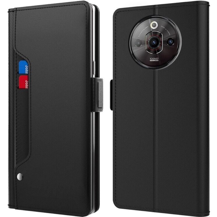 Чехол-книжка Deexe Eclipse Wallet для ZTE Nubia Focus Pro - Black: фото 1 из 9