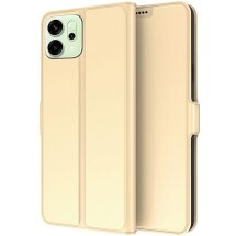 Чохол-книжка Deexe Faro Wallet для OPPO Reno 14 5G - Gold: фото 1 з 7